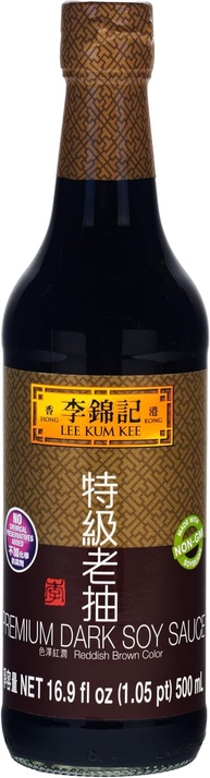 Shoyu Molho de Soja Premium Dark Lee Kum Kee 500ml - imagem 1
