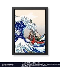 Quadro Decorativo The Legend of Zelda: Wind Waker - King of Red Lions | Vidro Premium | Geek.Frame | Decoração Gamer para Sala e Quarto - imagem 2