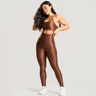 Conjunto Fitness Brilhoso: 2 Tops + 2 Leggings - imagem 2