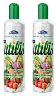 Kit Desinfetante Coala Utilis 300ml - 2 Unidades | Limpeza Segura de Verduras, Legumes e Frutas - imagem 1