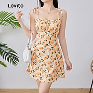 Vestido Estampado Lovito: Frutas e Legumes 🍉 - imagem 2
