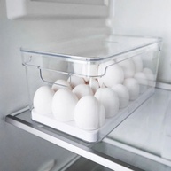 Organizador Geladeira: Kit 2 Peças (Ovos + Legumes) - imagem 2