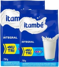 2 Unid- Leite em pó INTEGRAL + Nutri Vitaminas Itambé 750g - imagem 1