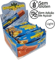 Bananinha Com Chocolate Ao Leite Diet Zero Açúcar Sem Glúten 20 Unidades de 28g - Banana Mania - imagem 1