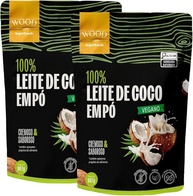Kit 2 Leite de Coco em Pó 100% Puro Vegano Sem Lactose 907g - imagem 1