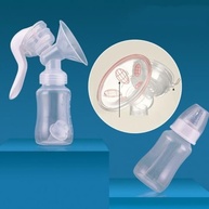Bomba Tira-Leite Manual 150 ml – Extrator de Leite Materno com Alavanca Ergonômica, Silicone Livre de BPA, Coletor Portátil e Silencioso - imagem 4