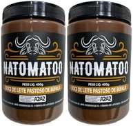 2un Doce De Leite Búfala Gourmet A2a2 Natomatoo 400g - imagem 1