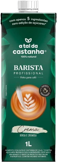 Caixa de 1L, Leite Vegetal, Barista, A Tal da Castanha - imagem 1