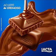 Lacta Chocolate ao Leite 145g: Sabor Clássico - imagem 4