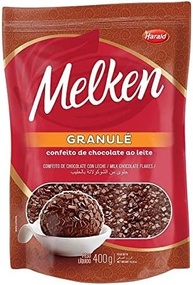 Chocolate Granulado Ao Leite Granulé 400g Melken Harald - imagem 1