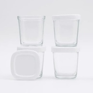 Kit 4 Potes de Vidro 150ml para Leite Materno e Papinhas - Segurança e Praticidade na Alimentação do Bebê - imagem 4