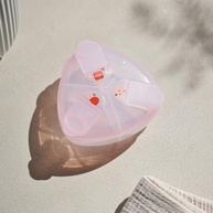 MAM Baby Porta Leite em Pó Triangular com 3 Compartimentos de 40g e Tampa Antivazamento - Rosa - imagem 3