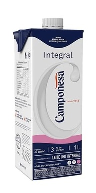 Camponesa Leite UHT Integral 1 L - imagem 4