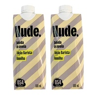Kit 2X: Leite Vegetal de Aveia Barista Sabor Baunilha Nude 500ml - imagem 1