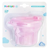 Pote Dosador para Leite em Pó 3 Divisórias Pimpolho Rosa - Praticidade na Preparação de Mamadeiras - imagem 5