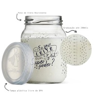 Pote de Vidro para Leite Materno Super Mamãe 200ml - 3 Unidades | Seguro, Higiênico e Ideal para Armazenamento - imagem 4