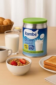 Itambé Leite em Pó Desnatado Vitaminas Lata 300g - imagem 2