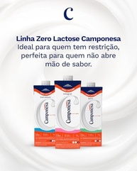 Camponesa Leite UHT Semidesnatado Zero Lactose 1L - imagem 3