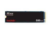 SSD Sandisk Plus - 500GB, NVMe, M.2 2280, Leitura até 2400MB/s, Gravação até 1500MB/s - imagem 1