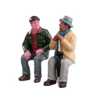 Lemax Conversando com Velhos Amigos - Conjunto de 2 Estatuetas de Poliresina - imagem 1