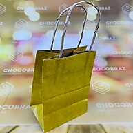 Sacola Kraft Amarela: Ideal para Lembrancinhas! - imagem 2