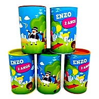 25 Cofrinhos Personalizados Mundo Bita – Ideal para Lembrancinhas - imagem 1