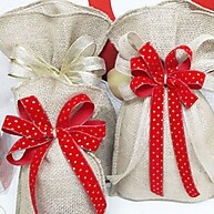 Sacos de Juta: 5 Unidades para Lembrancinhas - imagem 2