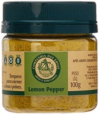 Companhia das Ervas Lemon & Pepper Companhia Das Ervas Pote Pet 100G - imagem 2