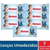 Lenços Umedecidos Huggies Tripla Proteção: Kit 7 Pacotes - imagem 1