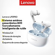 Lenovo LP5 Pro: Fone Bluetooth para Jogos e Música - imagem 1