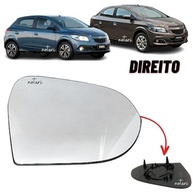 Lente Espelho Retrovisor Prisma 2013-2016 Lado Direito - Visão Clara e Segura - imagem 3
