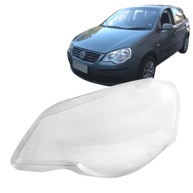 Lente Farol Polo 2007-2014 Lado Esquerdo (Motorista) Cristal Transparente - imagem 1