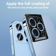 Protetor de Lente iPhone: Metal 3D e Cobertura Total - imagem 2