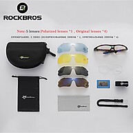 RockBros: Óculos de Ciclismo Polarizados com 5 Lentes - imagem 2