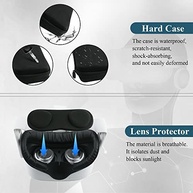 RHOTALL Estojo de Limpeza de Lentes 19 Em 1, Acessórios com Protetor de Lentes E Tampas de Polegar para Meta/Oculus Quest 2 E Quest 3/Hololens 2, Kit de Acessórios de Limpeza de Headset Vr, Várias Fer - imagem 3