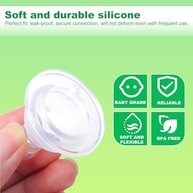 Bicos de Silicone para Mamadeiras Dr. Brown - 6 Peças, Fluxo Lento, Transição Suave - imagem 4