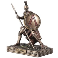 Rei Leônidas de Esparta - Estatueta em Resina com Acabamento Bronze | 7,6 cm | Veronese Design - imagem 2