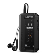 Rádio Portátil LEOTEC AM/FM: Som Estéreo de Bolso com Fones de Ouvido - Leve sua Música e Notícias para Qualquer Lugar! - imagem 1