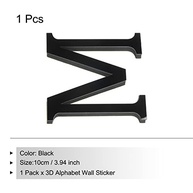 Adesivo de Parede Espelhado em Acrílico 3D Letra M - Decoração Moderna e Refinada - imagem 4