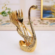 Talheres Elegantes com Suporte em Forma de Letra - Estilo Sofisticado para Festas, Cafés e Presentes - imagem 1