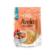 Kit 2X: Farelo de Aveia Sem Glúten Leve Crock 200g - imagem 1