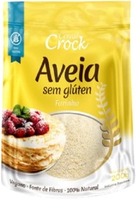 Kit 2X: Farinha de Aveia Sem Glúten Leve Crock 200g - imagem 1