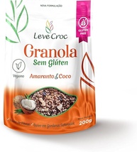 Granola sem glúten Amaranto e Coco Leve Croc 200g - imagem 1