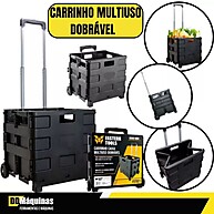 Carrinho de Compras Dobrável Fasterr: Leve +! - imagem 2