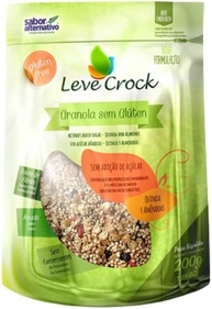Kit 3X: Granola Quinoa/Amêndoas Zero Açúcar Leve Crock 200g - imagem 1