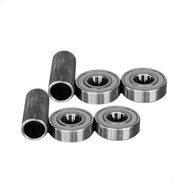 Roda Liga Leve 6 Palitos Honda Biz 125 Completa: Pneus, Câmaras e Rolamentos Inclusos! - imagem 4