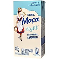 Leite Condensado Moça Light: Leveza e Sabor 410g - imagem 1