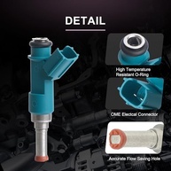 Kit 6 Injetores de Combustível Premium para Lexus ES350, RX350, RX450H e Toyota Avalon, Camry, Highlander, Sienna - imagem 4