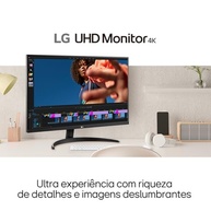 Monitor LG UHD 4K - Tela de 32", 4K, DCI-P3 90%, HDMI, Display Port, HDR10, AMD Free Sync. Dynamic Action Sync, Black Stabilizer, MaxxAudio, UltraHD - 32UR500-B - imagem 3