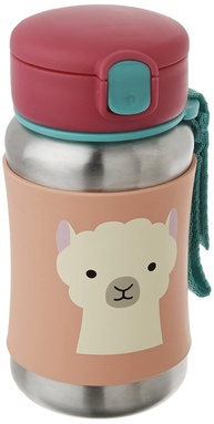 Garrafa de Aço Inox Skip Hop Zoo Lhama - Estilo e Segurança para Bebês - imagem 1